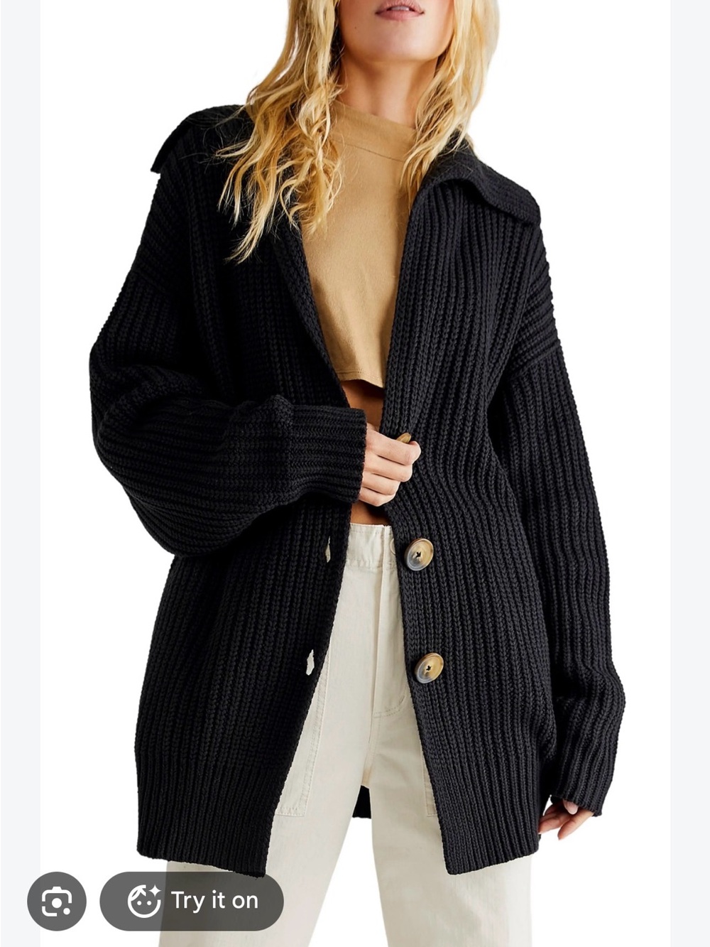 Free People swim too deep cardi